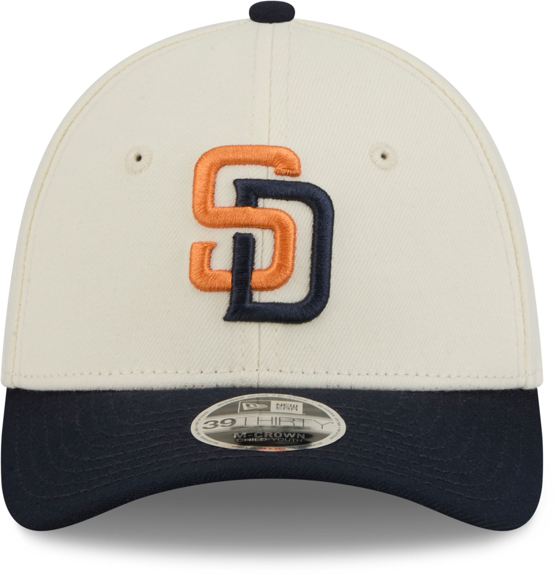 New Era Youth San Diego Padres White 2026 City Connect 39Thirty M-Crown Stretch Fit Hat product image