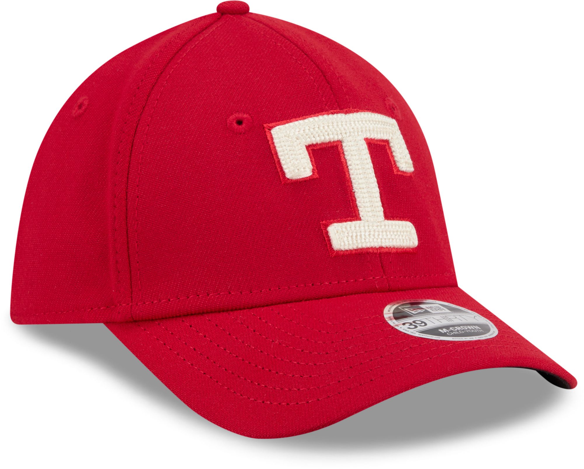 New Era Youth Texas Rangers Red 2026 City Connect 39Thirty M-Crown Stretch Fit Hat product image