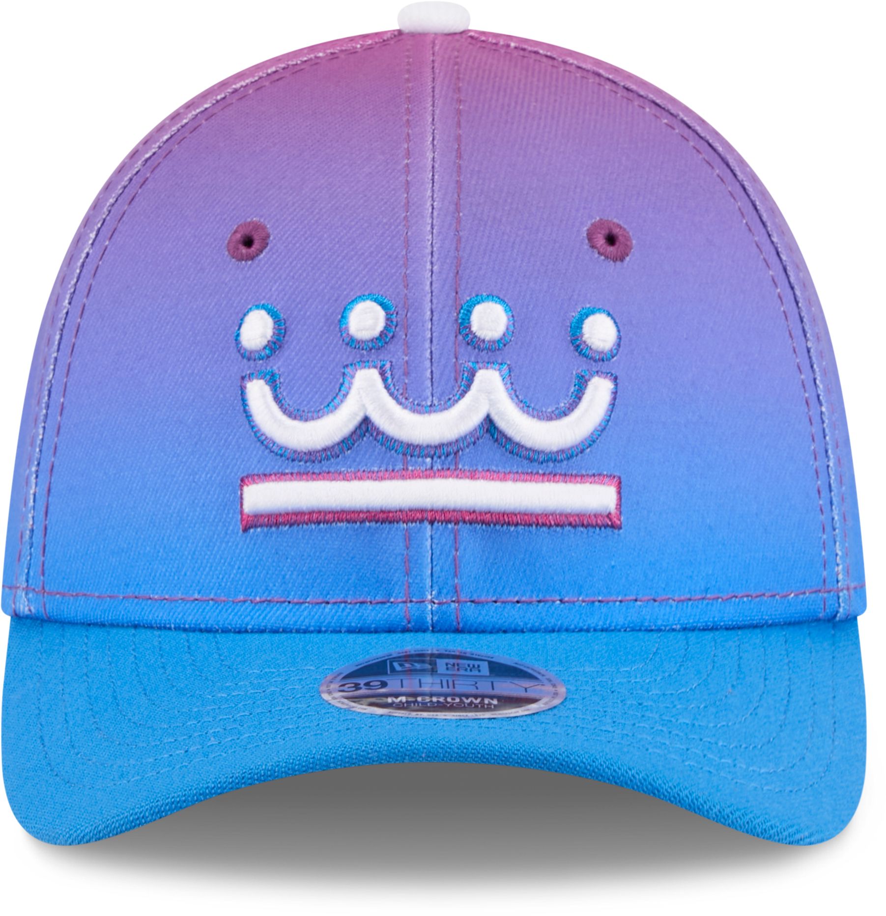 New Era Youth Kansas City Royals Blue 2026 City Connect 39Thirty M-Crown Stretch Fit Hat product image