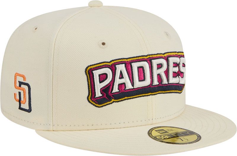 New Era Adult San Diego Padres White Fan Pack 59Fifty Fitted Hat product image