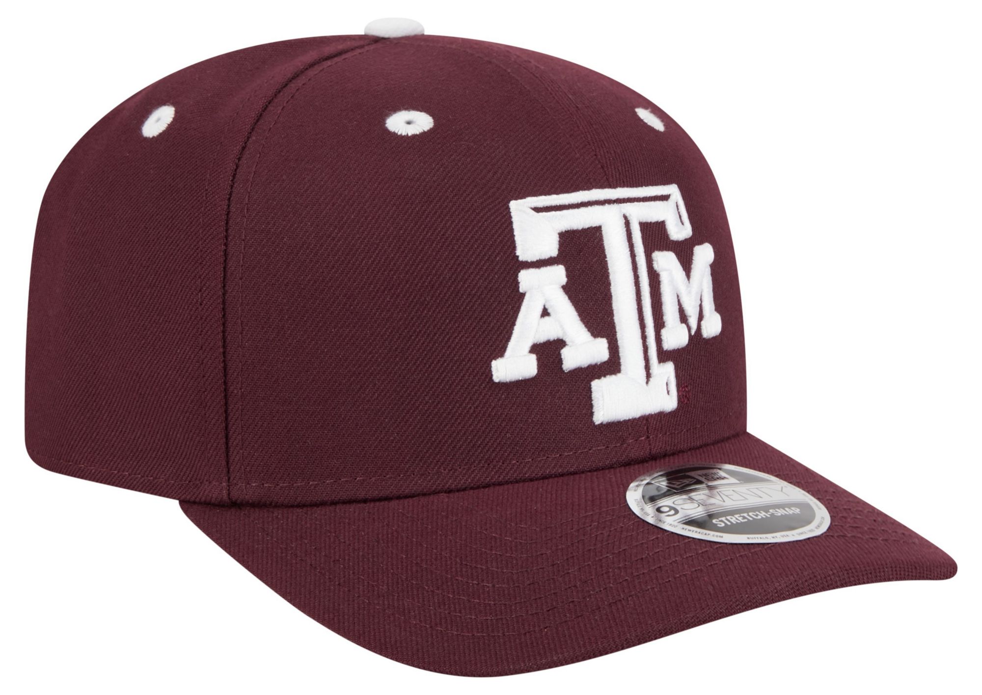 New Era x adidas Adult Texas A&M Aggies Maroon 9Seventy Performance Adjustable Stretch-Snap Hat product image