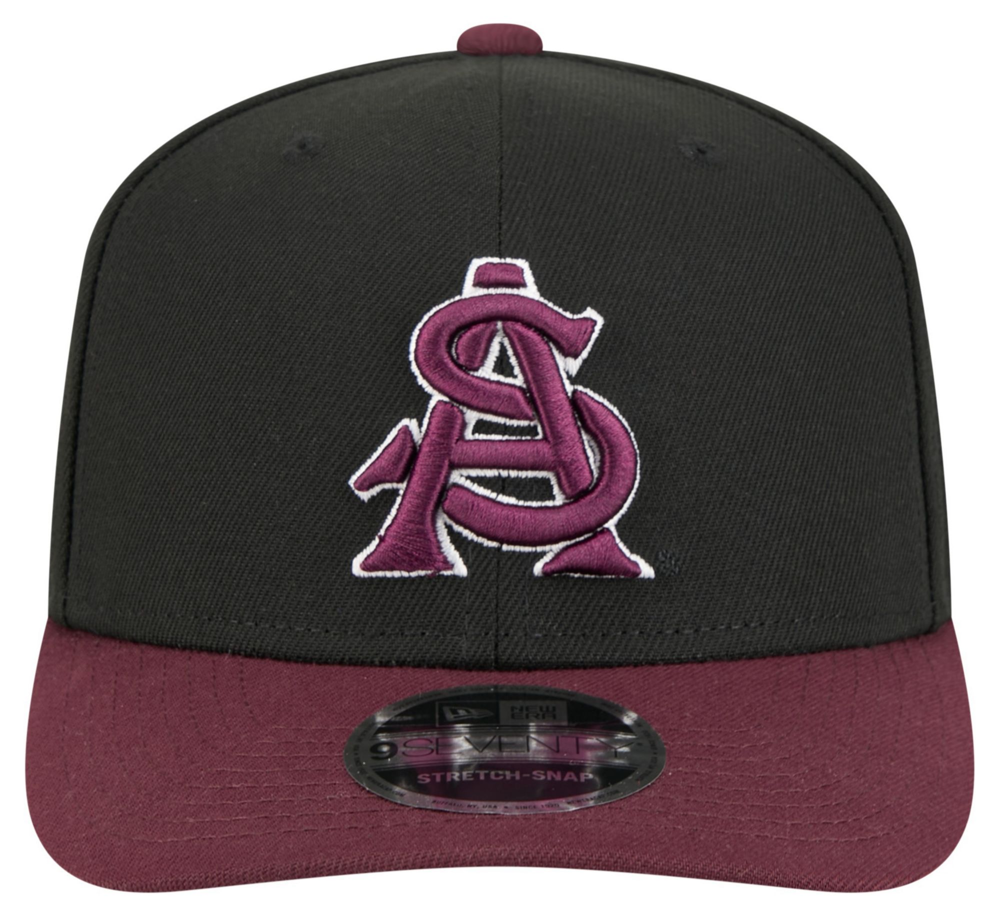 New Era x adidas Adult Arizona State Sun Devils Black/Maroon 9Seventy Performance Adjustable Stretch-Snap Hat product image