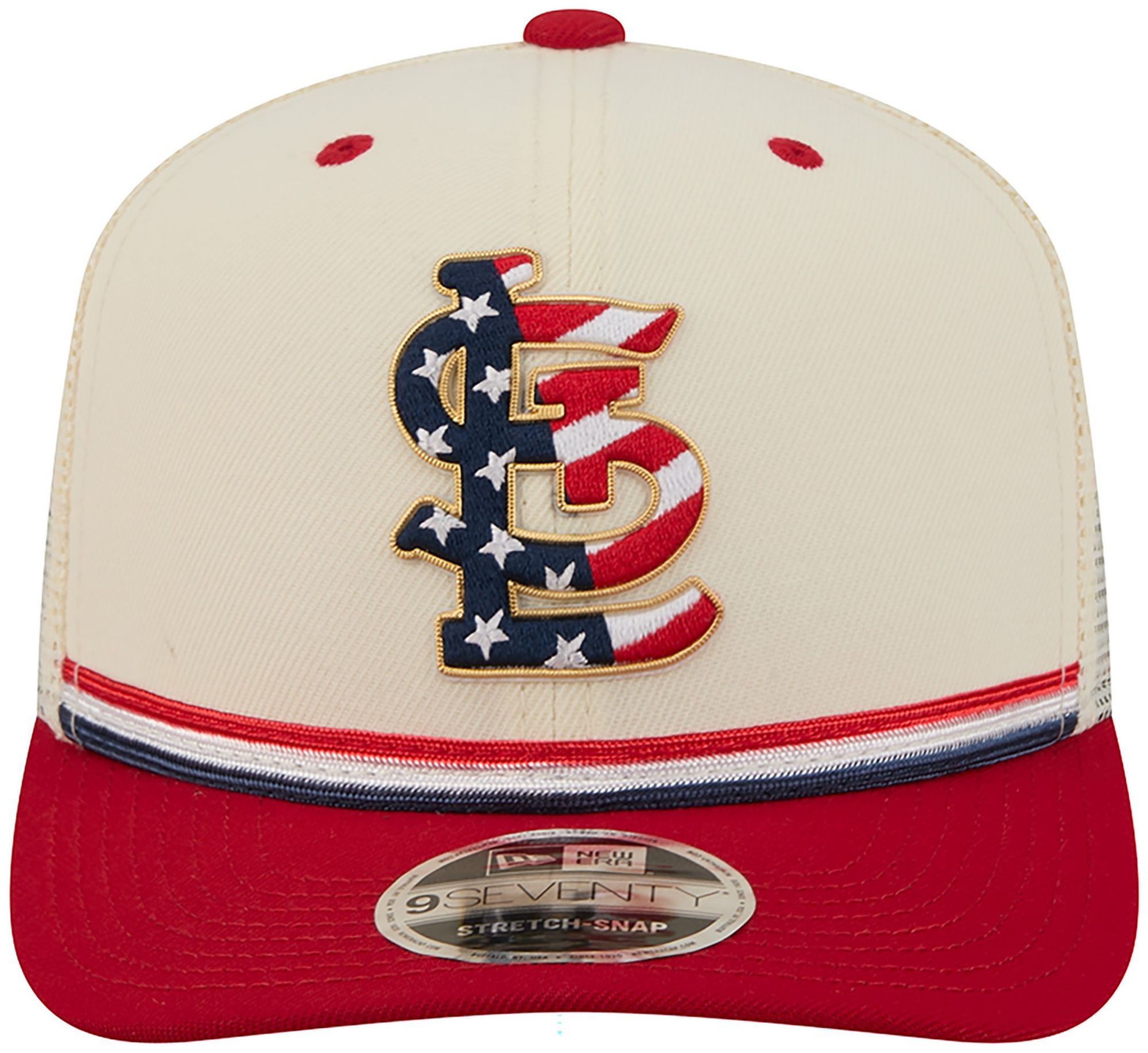 New Era Adult St. Louis Cardinals 4th of July 9Seventy Adjustable Stretch-Snap Trucker Hat product image