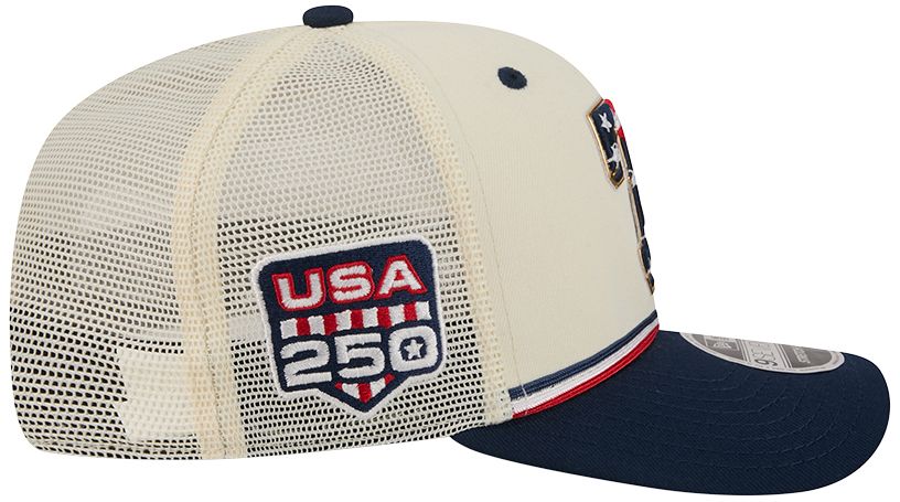 New Era Adult Texas Rangers 4th of July 9Seventy Adjustable Stretch-Snap Trucker Hat product image