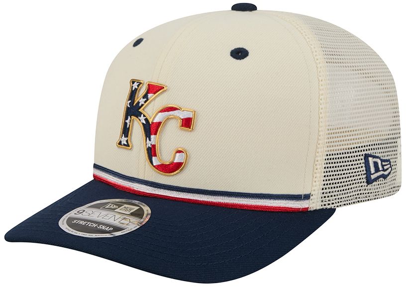 New Era Adult Kansas City Royals 4th of July 9Seventy Adjustable Stretch-Snap Trucker Hat product image