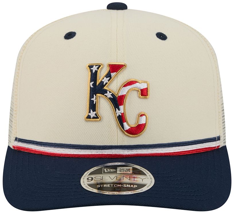 New Era Adult Kansas City Royals 4th of July 9Seventy Adjustable Stretch-Snap Trucker Hat product image