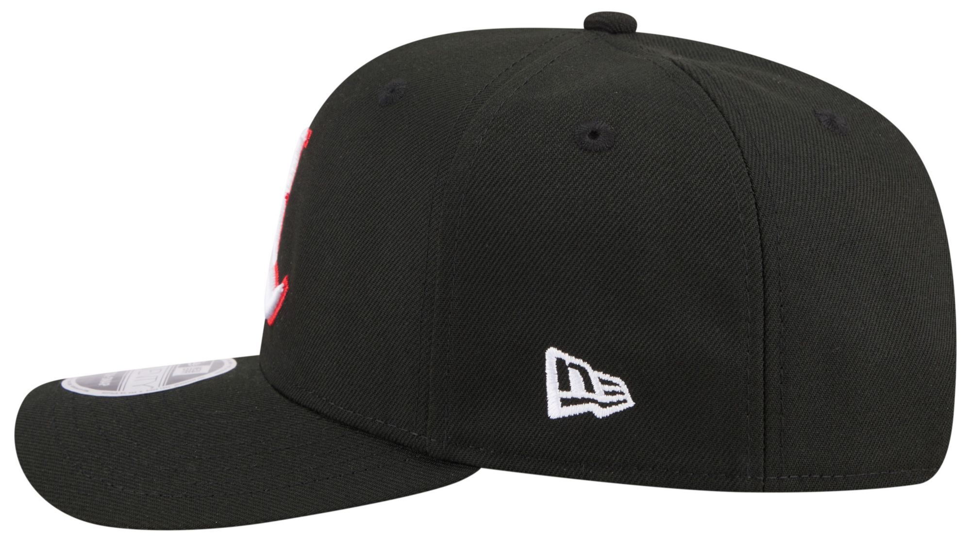 New Era x adidas Adult Louisville Cardinals Black 9Seventy Performance Adjustable Stretch-Snap Hat product image