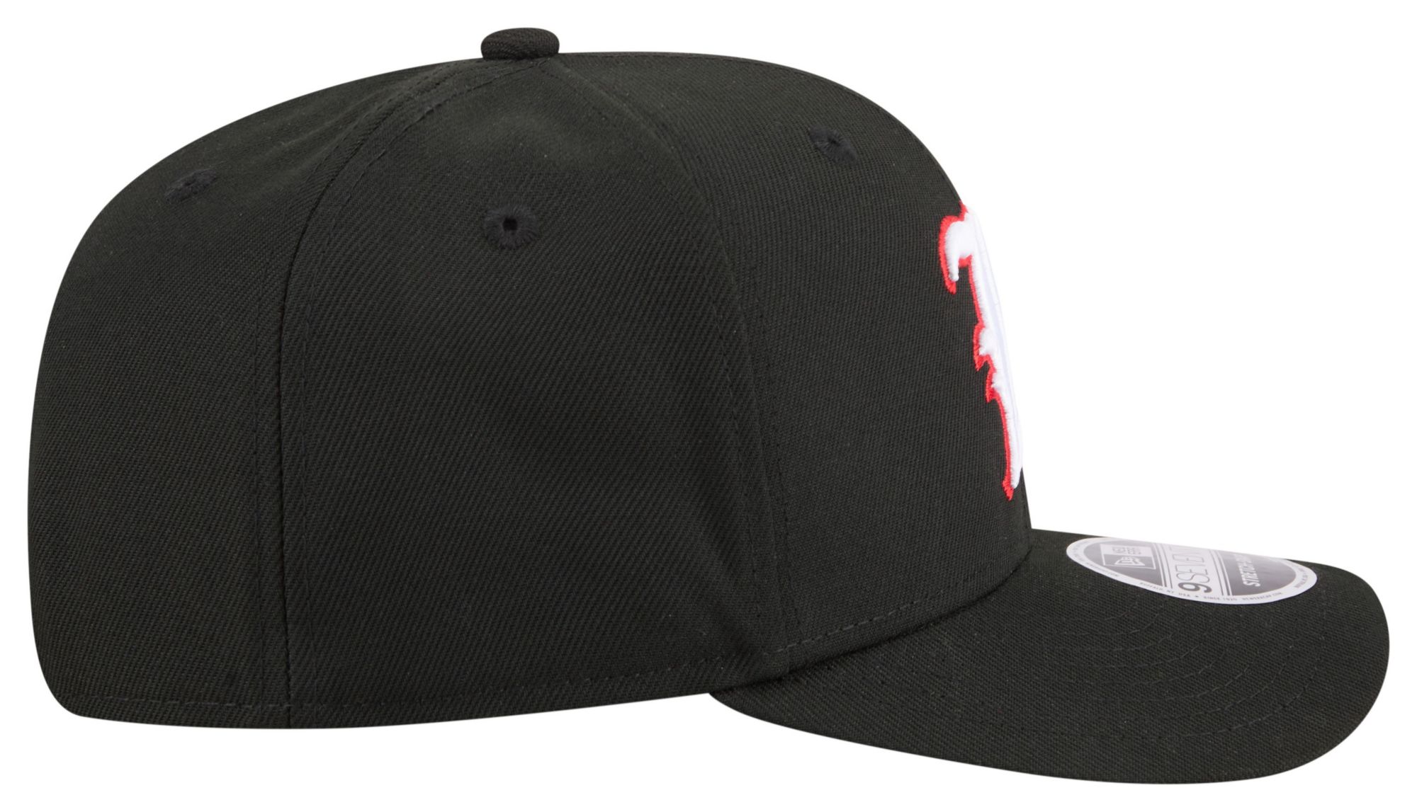 New Era x adidas Adult Louisville Cardinals Black 9Seventy Performance Adjustable Stretch-Snap Hat product image