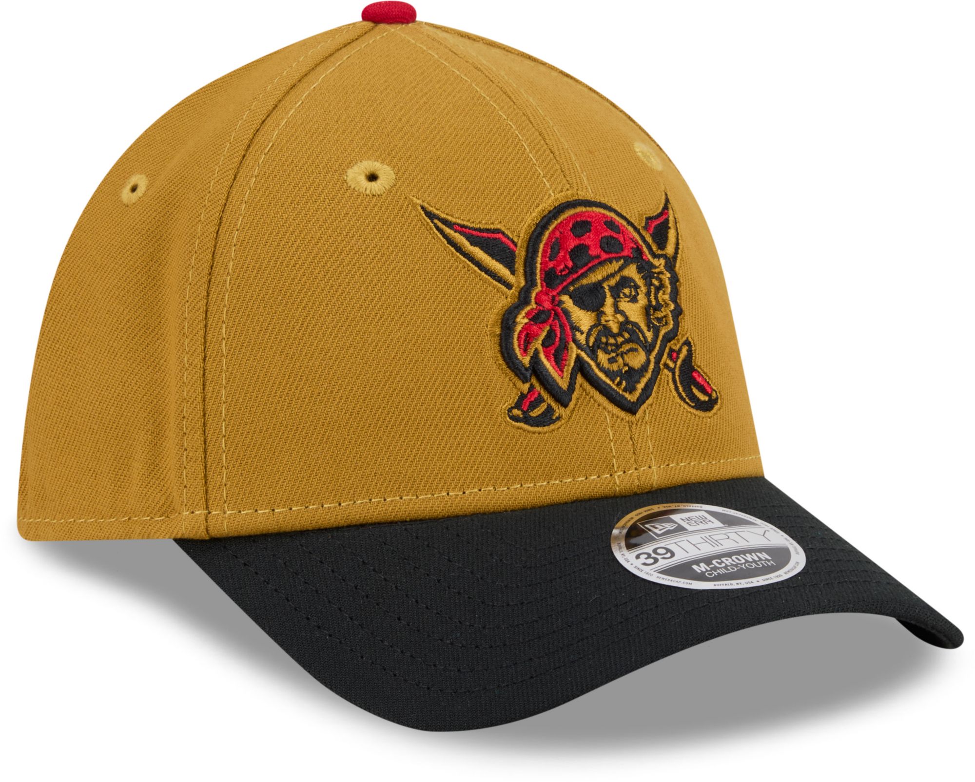 New Era Youth Pittsburgh Pirates 2026 City Connect 39Thirty M-Crown Stretch Fit Hat product image