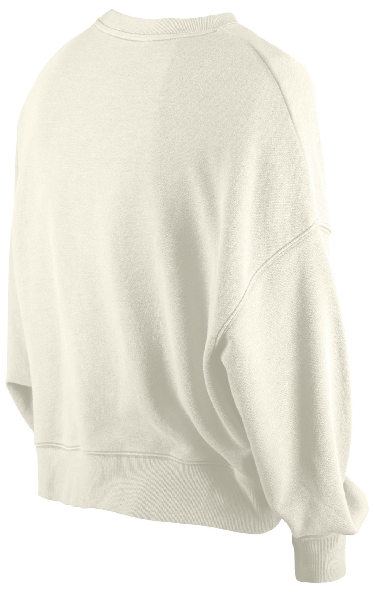 New Era Girls' Detroit Lions Cream Sequin Crewneck Sweatshirt product image