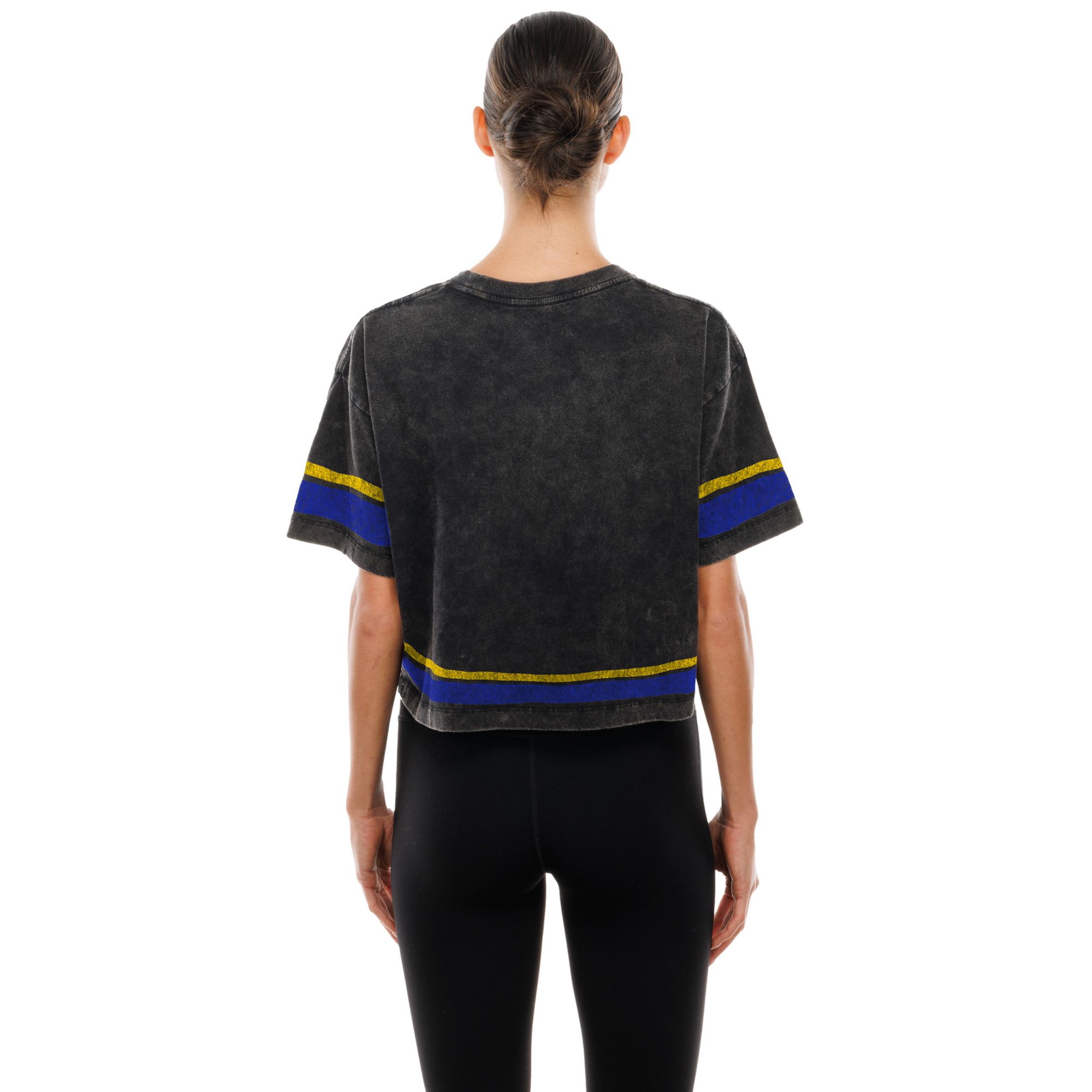 New Era Women's Los Angeles Rams Black Sport Boxy T-Shirt product image