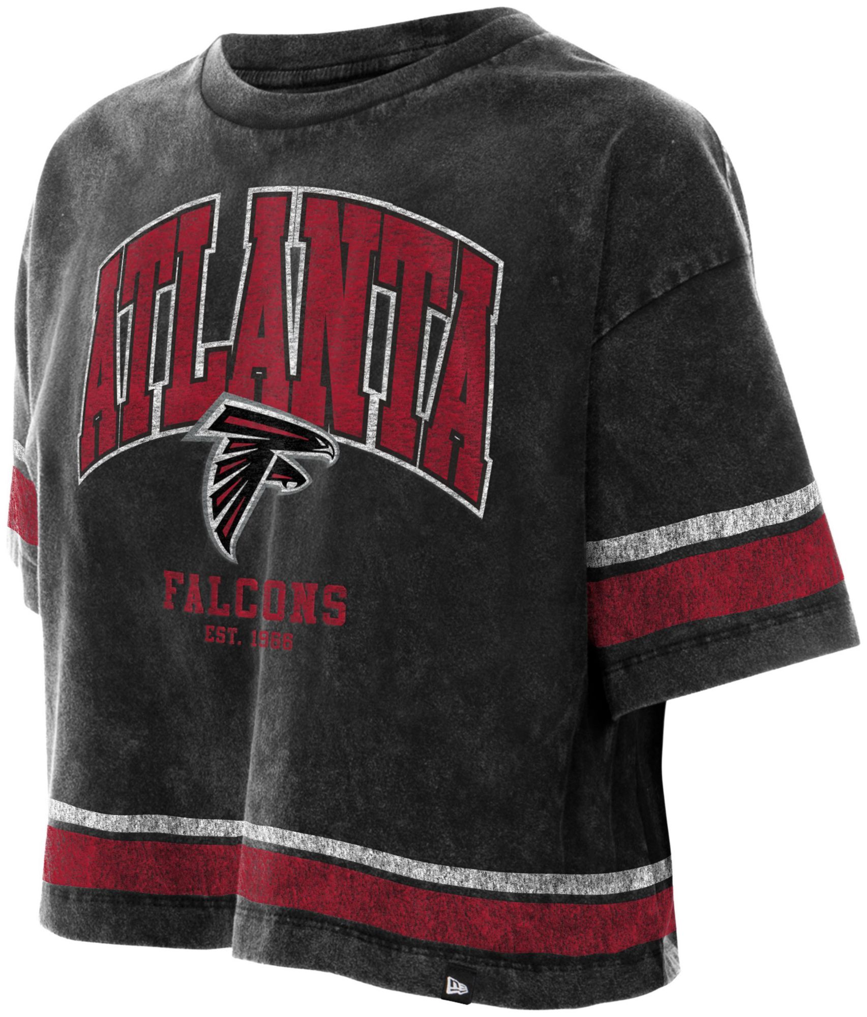New Era Women's Atlanta Falcons Black Sport Boxy T-Shirt product image