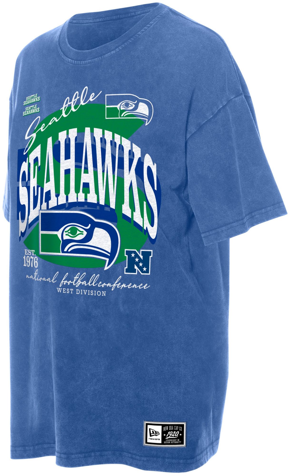 New Era Women's Seattle Seahawks Oversized Mineral Washed T-Shirt product image