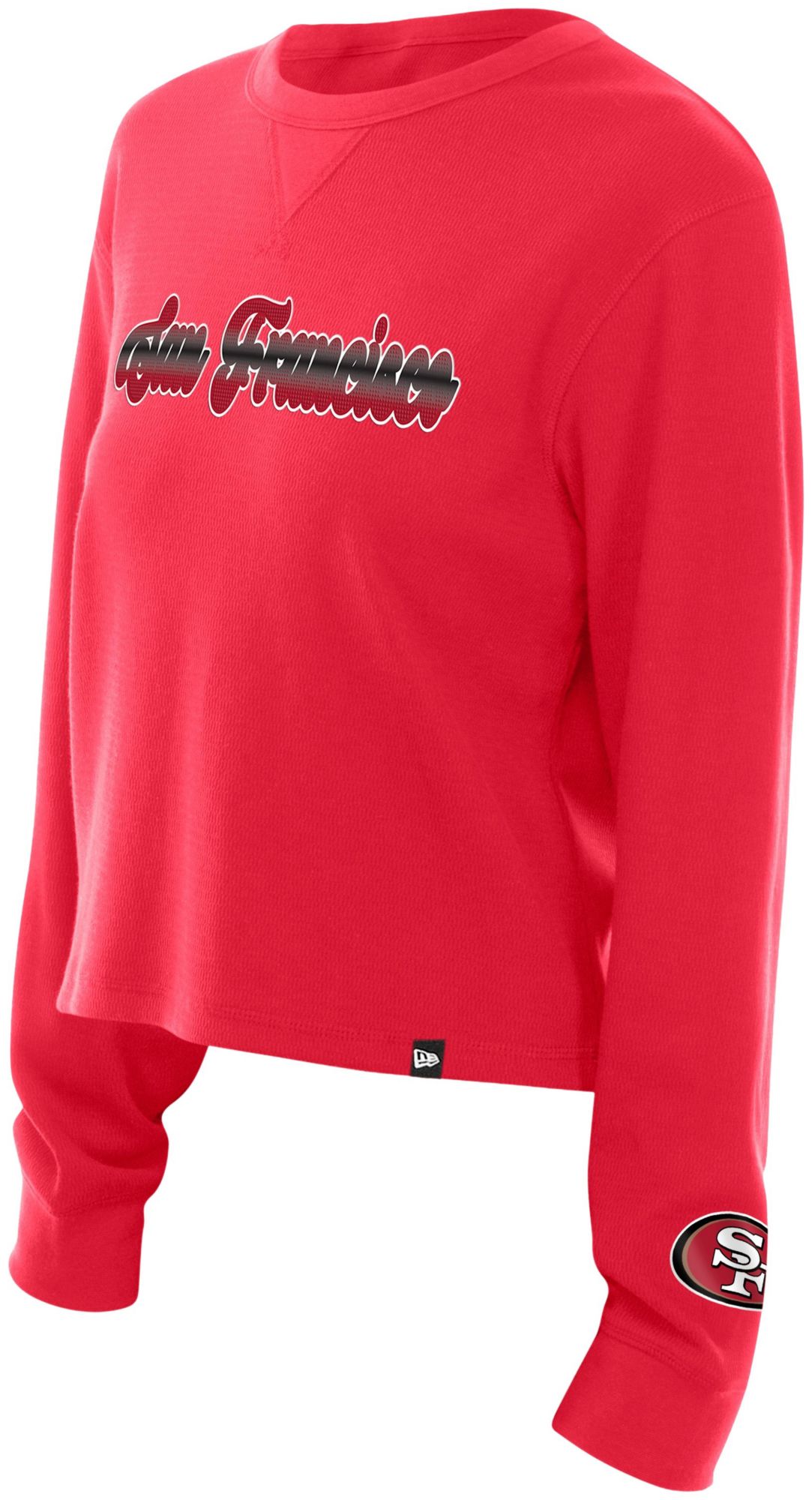 New Era Women's San Francisco 49Ers Red Thermal Long Sleeve Shirt product image
