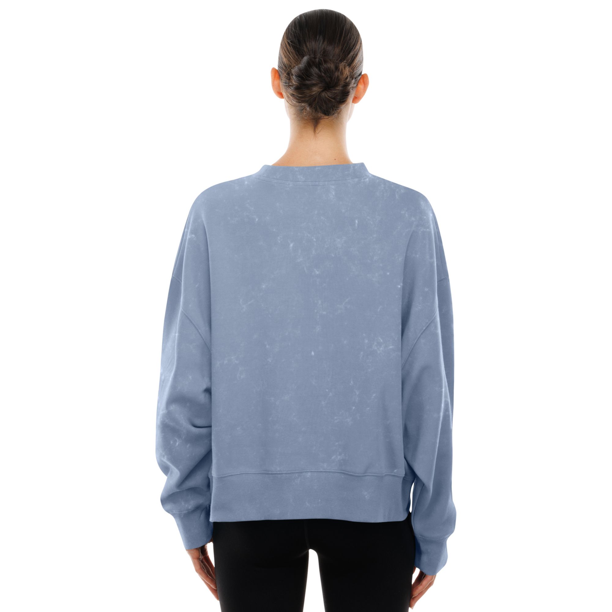 New Era Women's Philadelphia Phillies Light Blue Throwback Enzyme Crewneck Sweatshirt product image