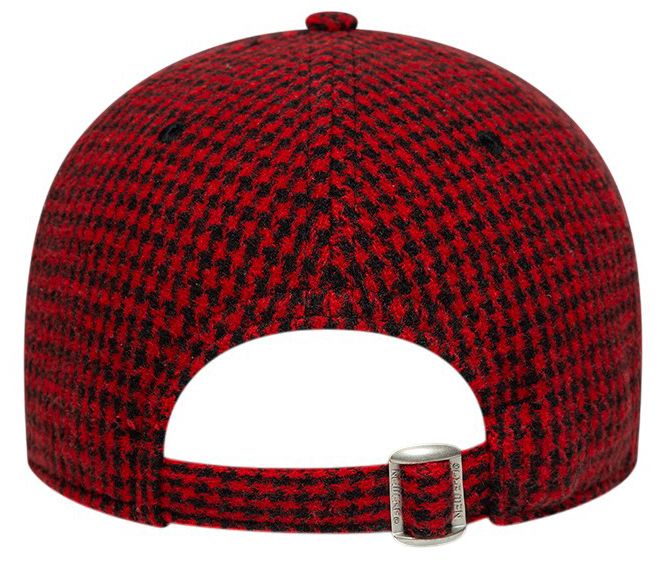 New Era Men's AC Milan Red Houndstooth Wordmark 2026 9Forty