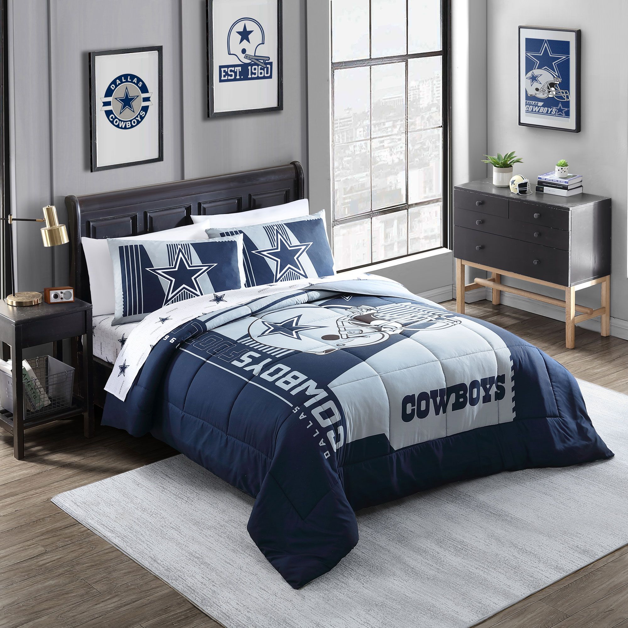 Logo Dallas Cowboys Queen Status Bed In A Bag product image