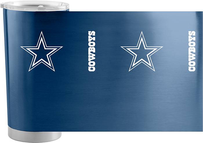 NFL Dallas Cowboys 20 Ounce Insulated Skinny Tumbler With Lid, Straw and  Rubber Bottom 