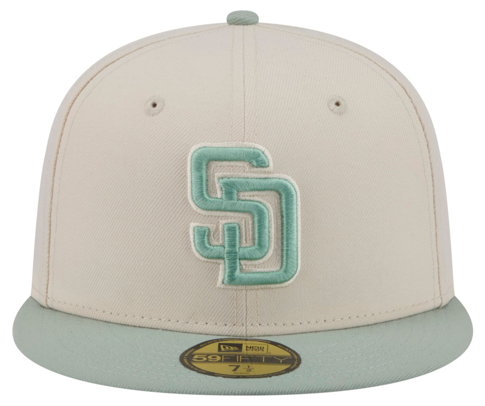 New Era Adult San Diego Padres Cream Two Tone Color Pack 59Fifty Fitted Hat product image