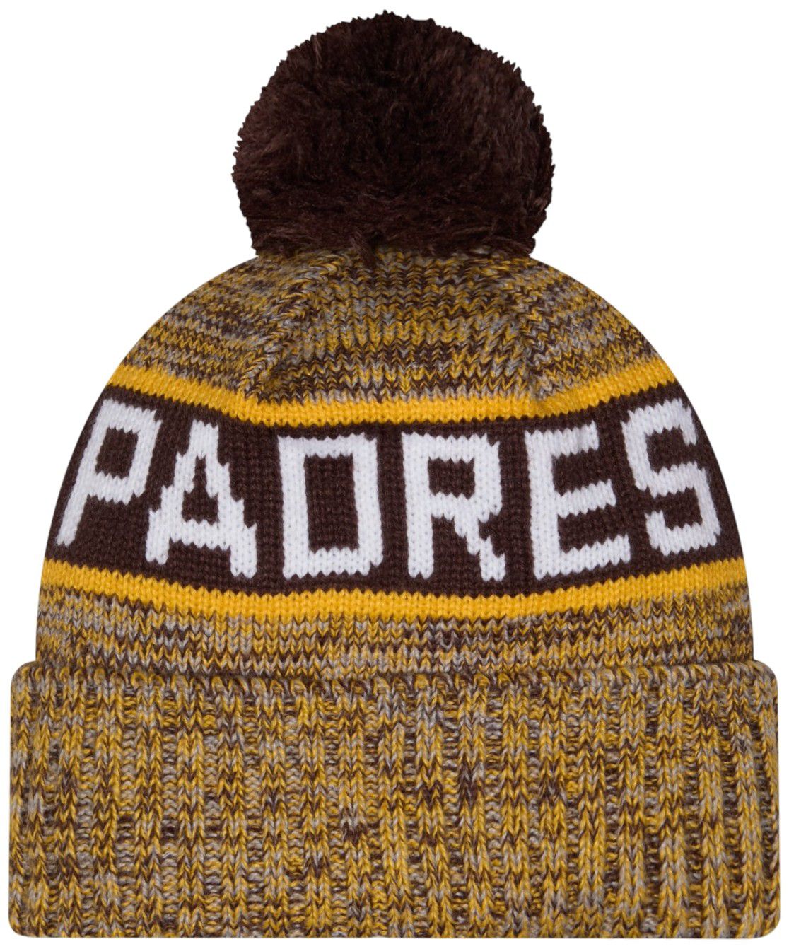 New Era Adult San Diego Padres Tricolor Knit Hat product image