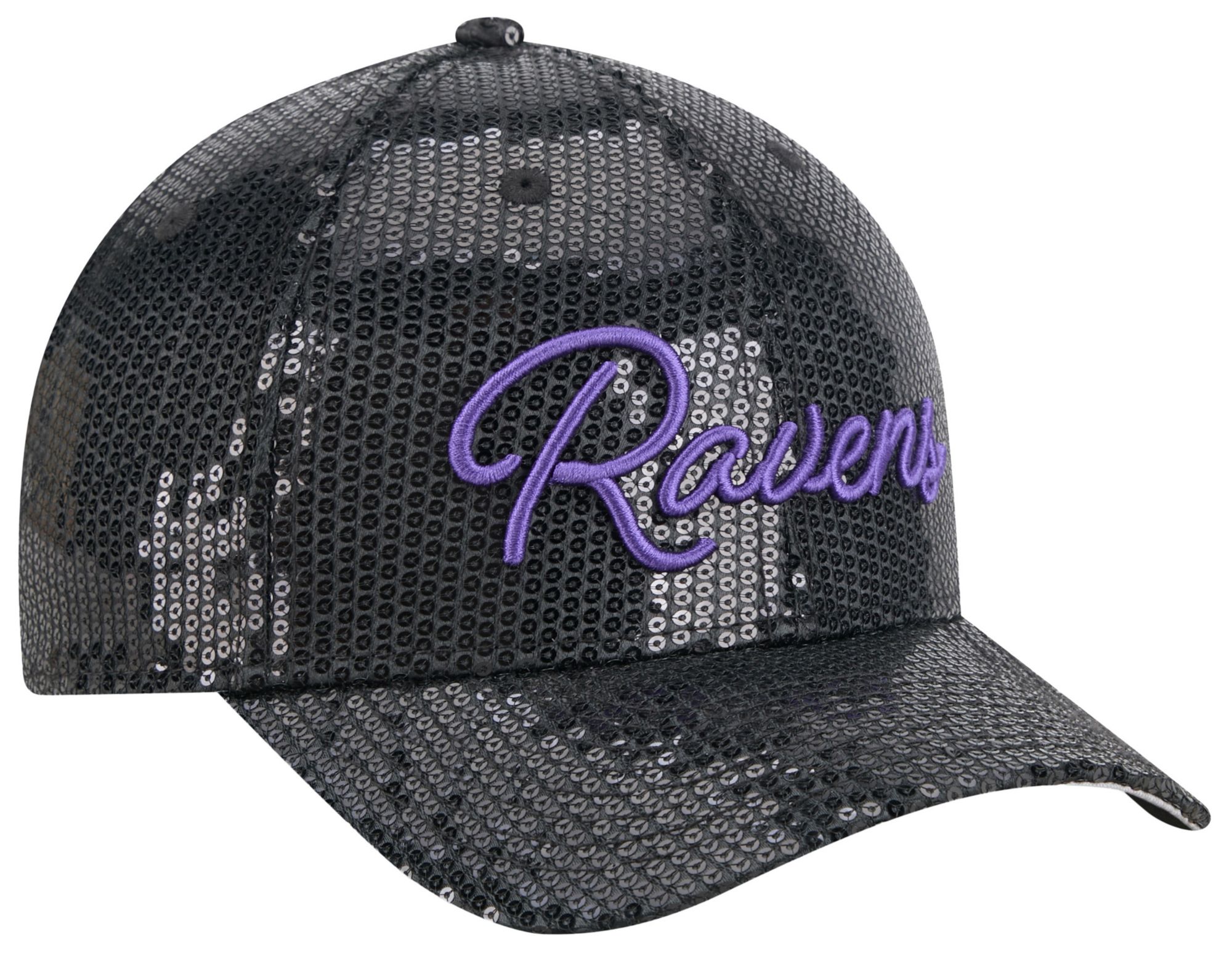 New Era Women's Baltimore Ravens Black Sequin Script 9Forty Adjustable Hat product image
