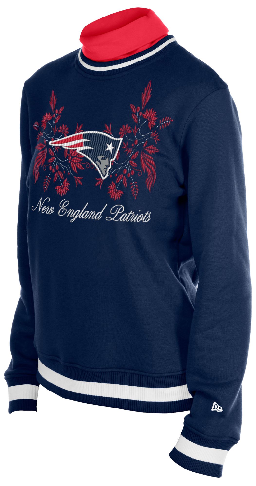 New Era Women's New England Patriots Embroidered Crewneck Sweatshirt product image