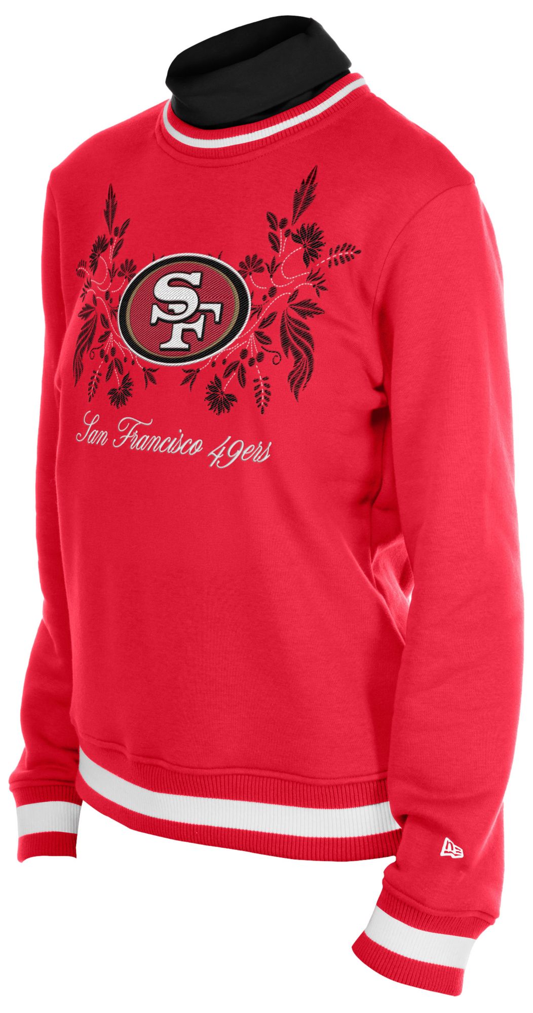 New Era Women's San Francisco 49ers Embroidered Crewneck Sweatshirt product image