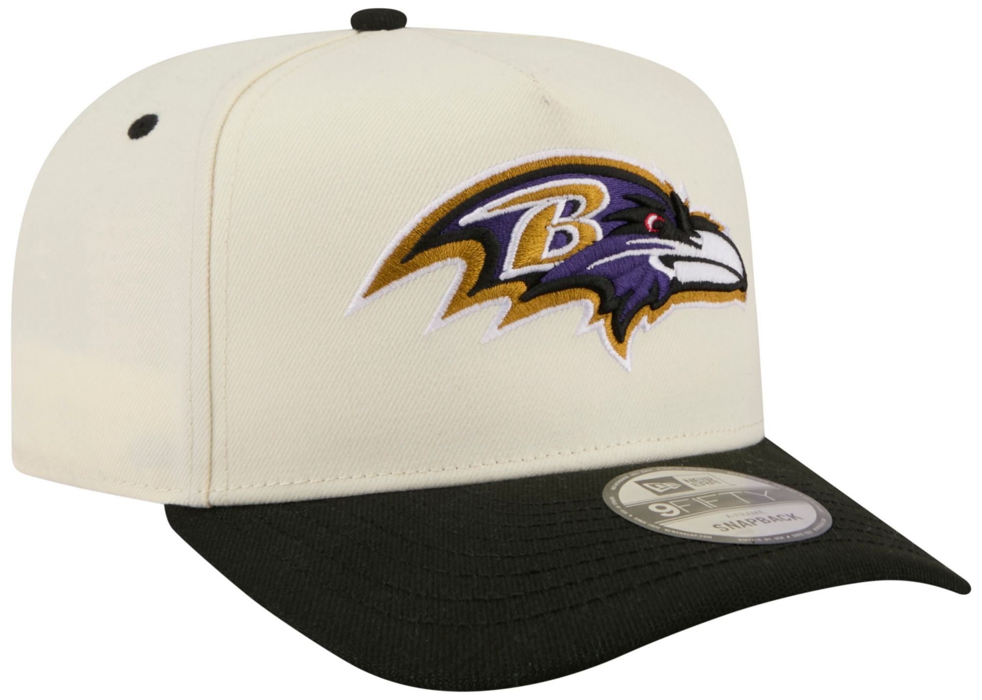 New Era Adult Baltimore Ravens Black Rear Hit A-Frame 9Fifty Adjustable Hat product image