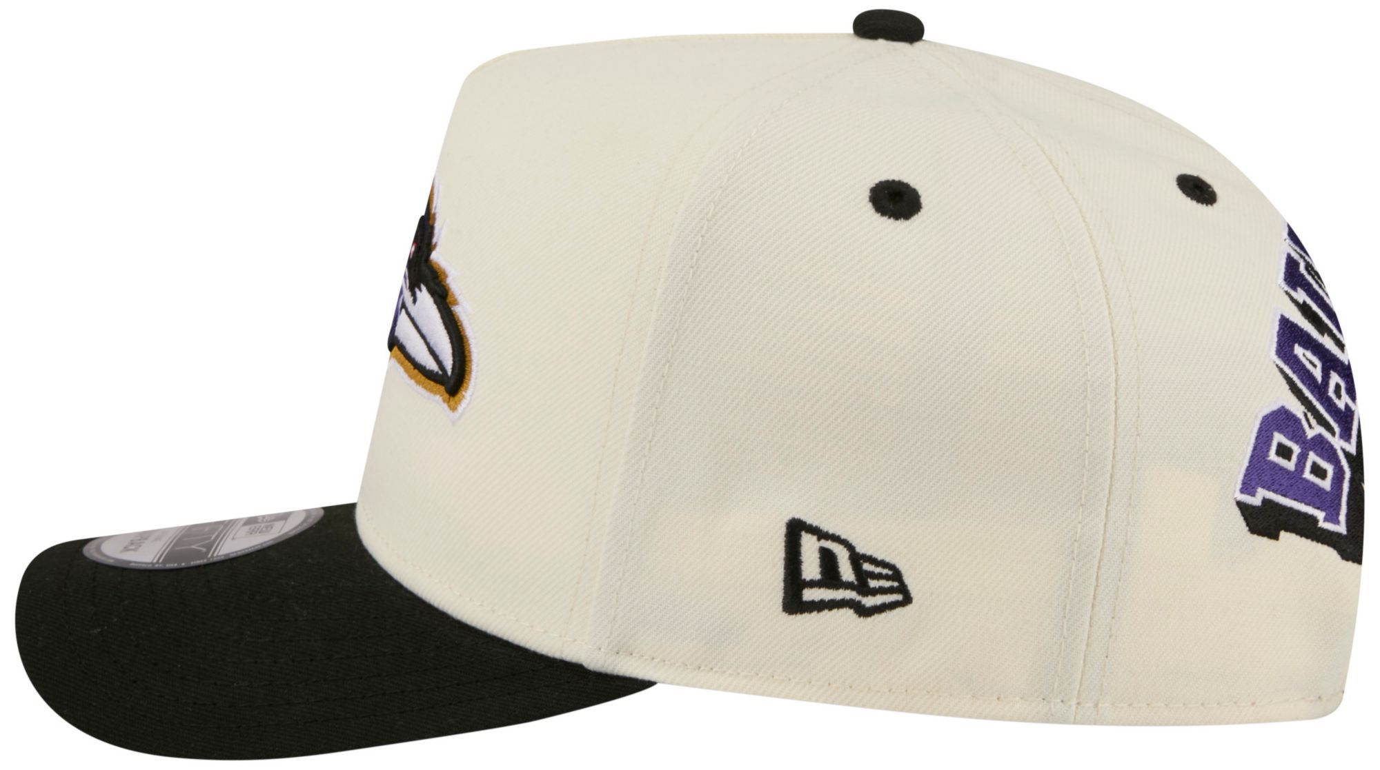 New Era Adult Baltimore Ravens Black Rear Hit A-Frame 9Fifty Adjustable Hat product image