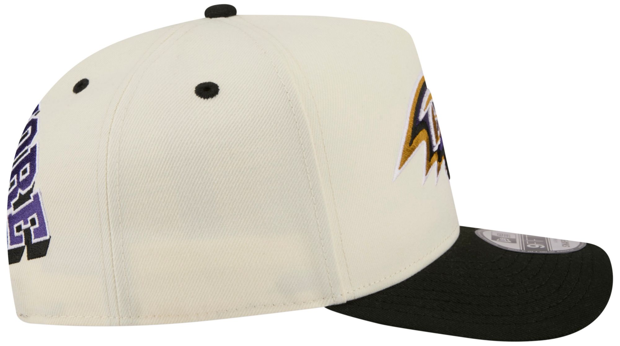 New Era Adult Baltimore Ravens Black Rear Hit A-Frame 9Fifty Adjustable Hat product image