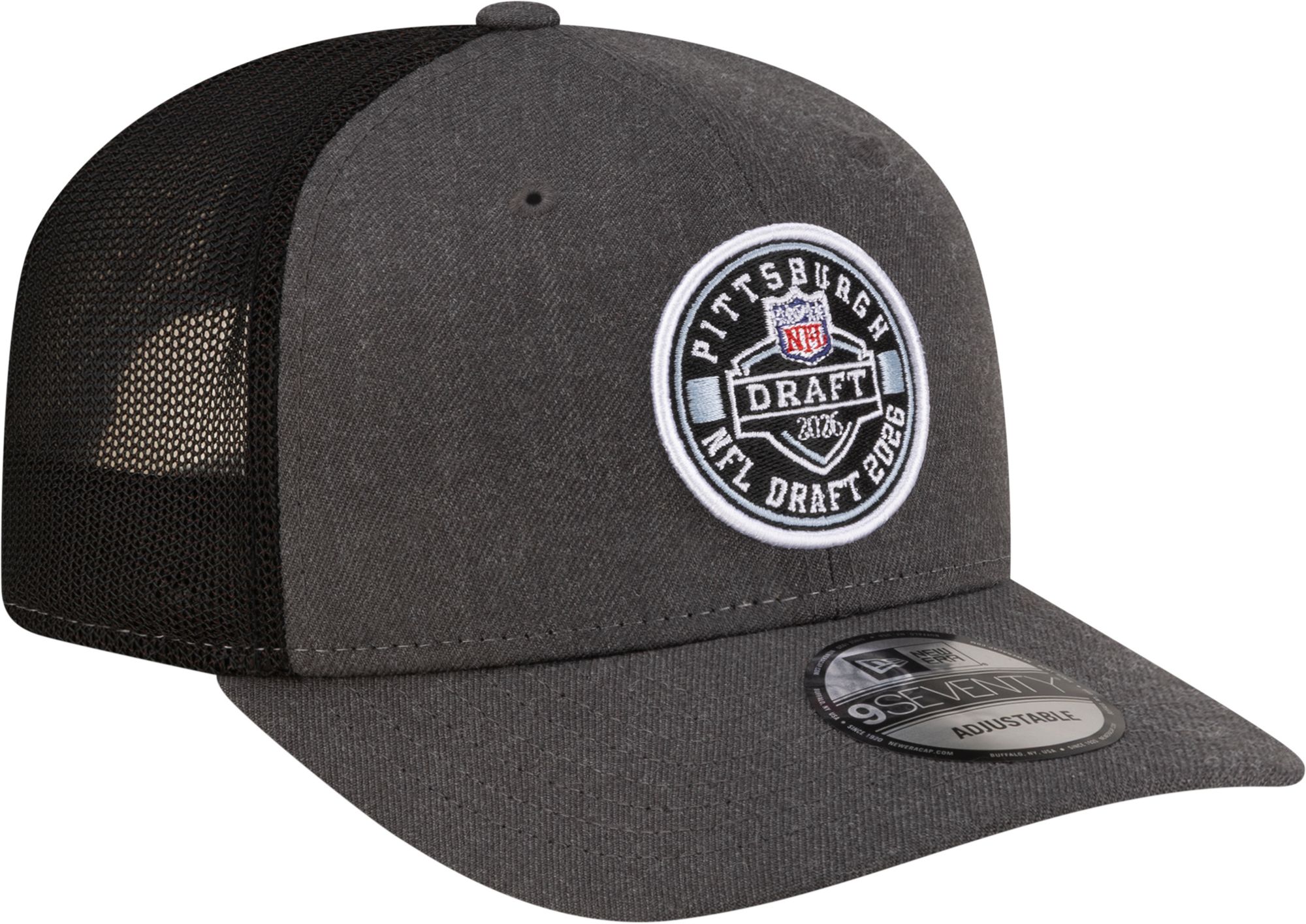 New Era Adult NFL Draft 2026 9Seventy Black Adjustable Trucker Hat product image