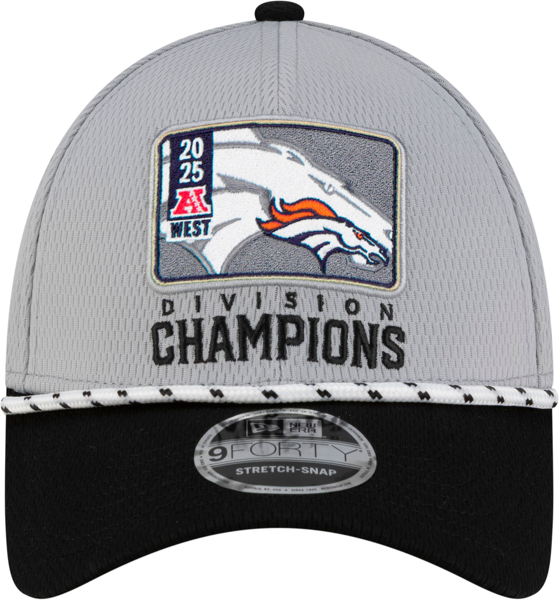 New Era Adult Denver Broncos 2025 AFC West Champions Locker Room 9Forty Adjustable Hat product image