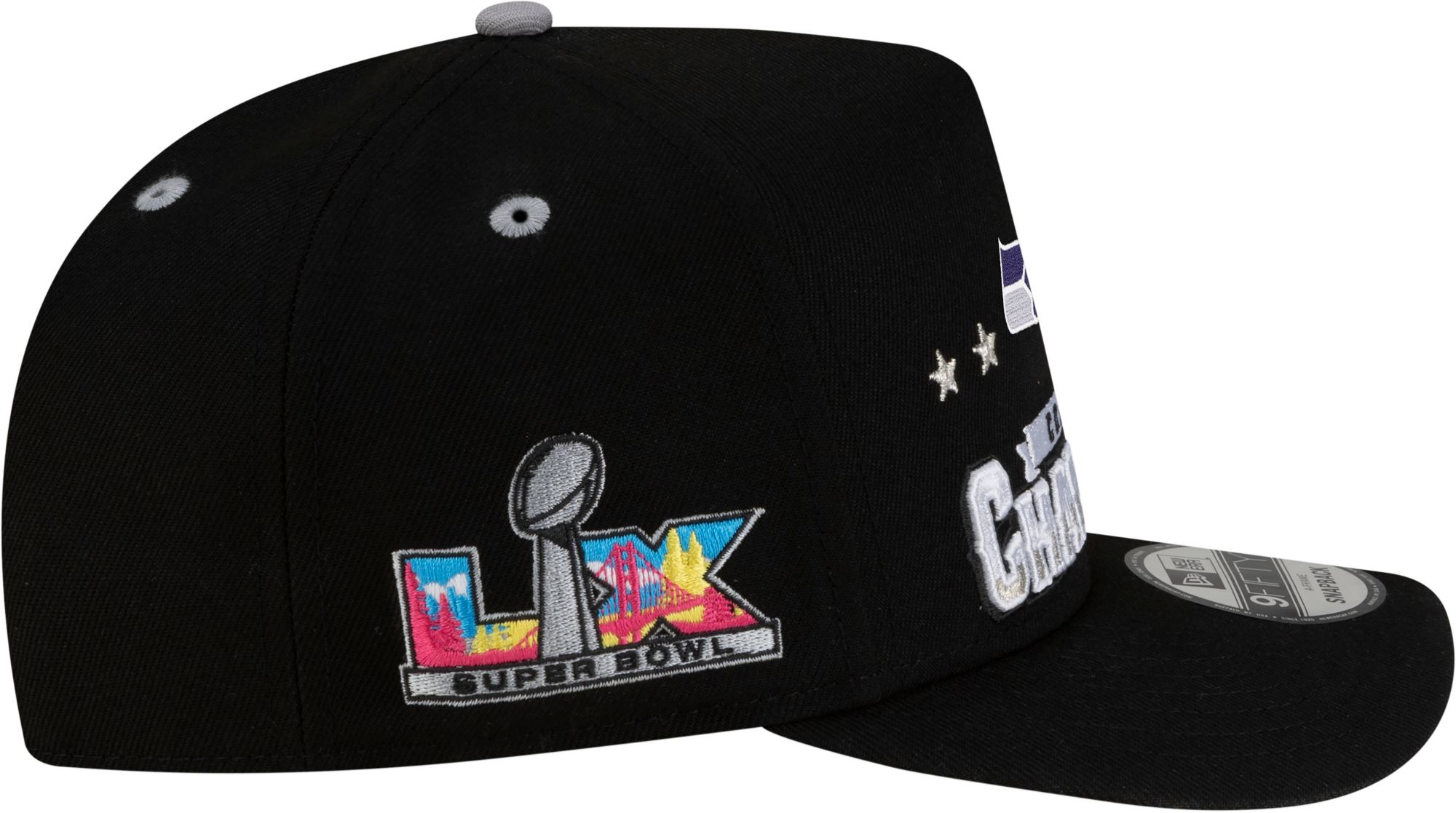 New Era Adult 2025-26 NFC Champions Seattle Seahawks Locker Room 9Fifty Adjustable Hat product image