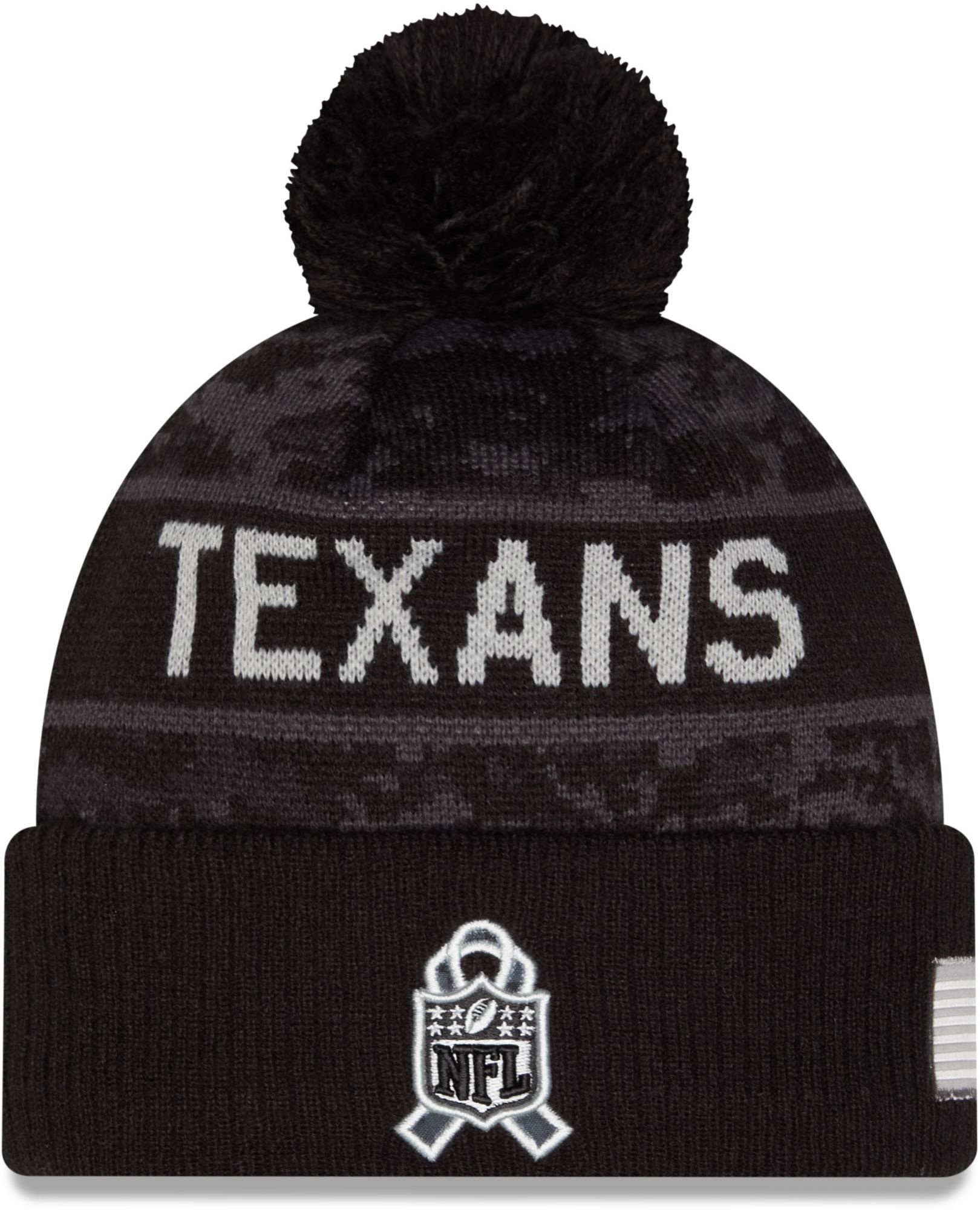 New Era Adult Houston Texans Salute To Service 2026 Sideline Knit