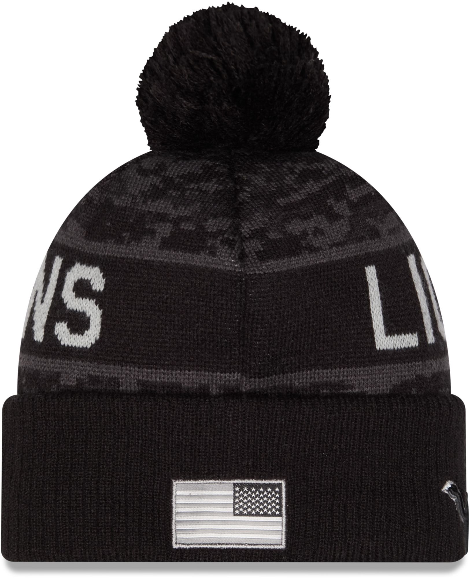 New Era Adult Detroit Lions Salute To Service 2026 Sideline Knit Beanie product image