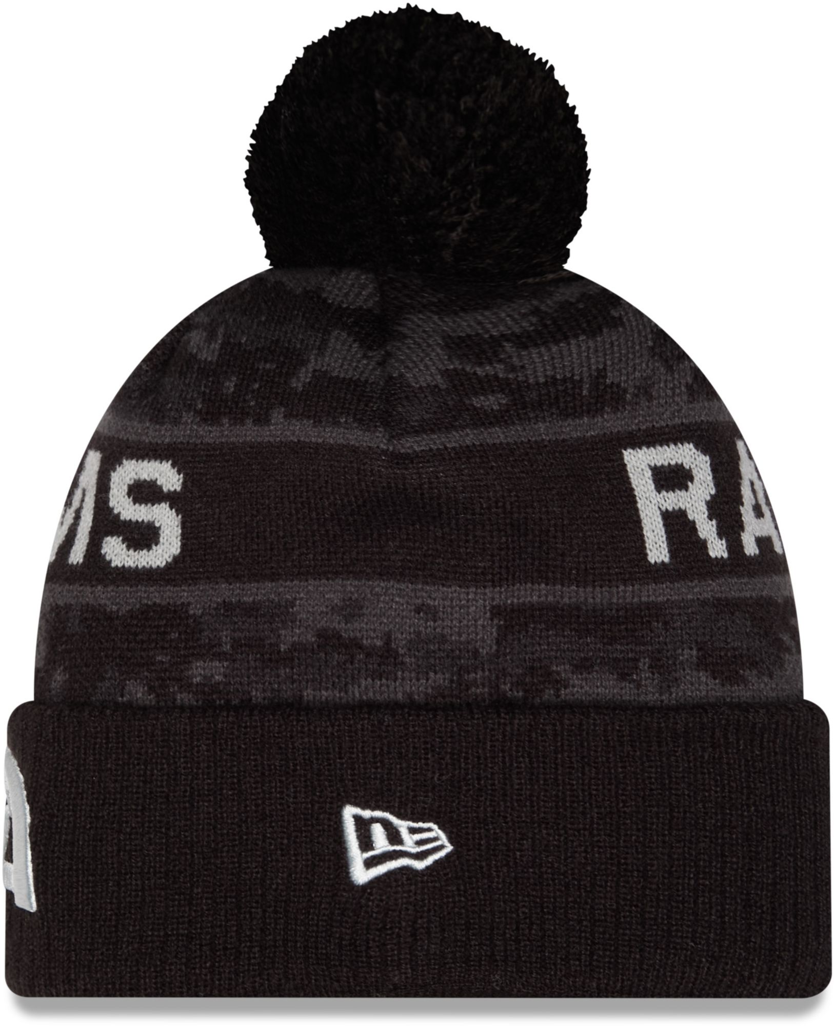 New Era Adult Los Angeles Rams Salute To Service 2026 Sideline Knit Beanie product image
