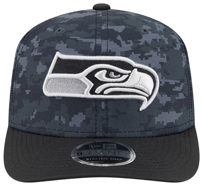 New Era Adult Seattle Seahawks Salute To Service 2026 9Seventy Adjustable Stretch-Snap Hat product image
