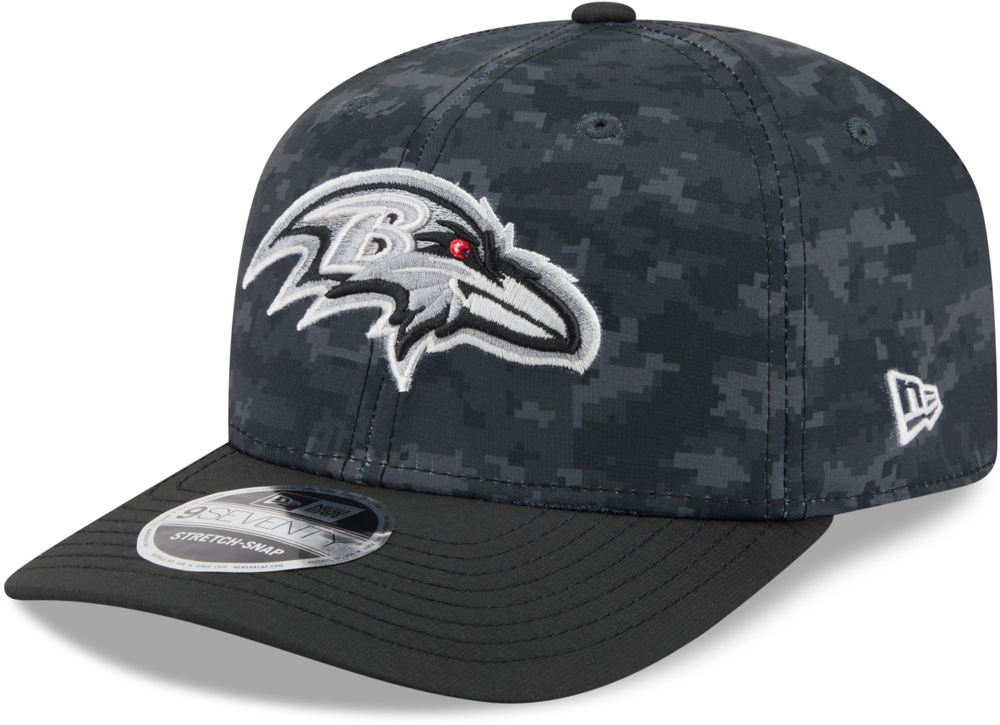 New Era Adult Baltimore Ravens Salute To Service 2026 9Seventy Adjustable Stretch-Snap Hat product image