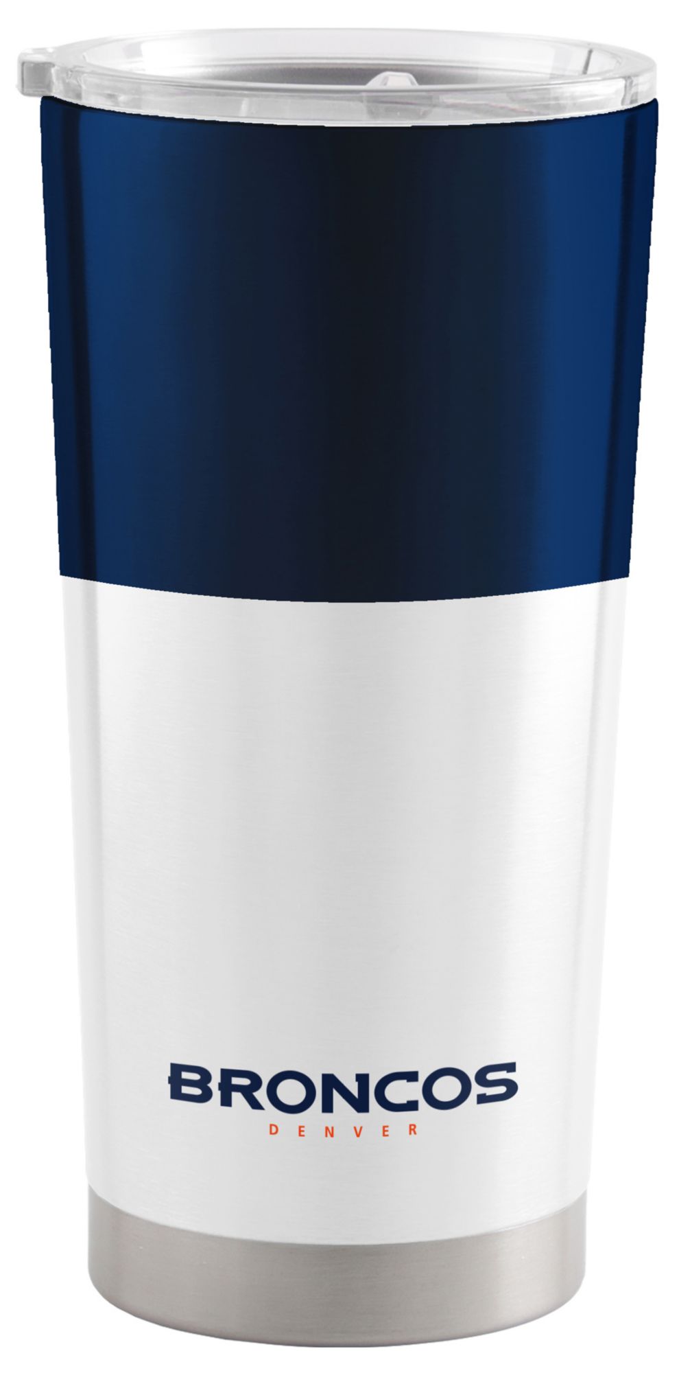 Logo Brands Denver Broncos 20 oz. Stainless Steel Colorblock Tumbler product image