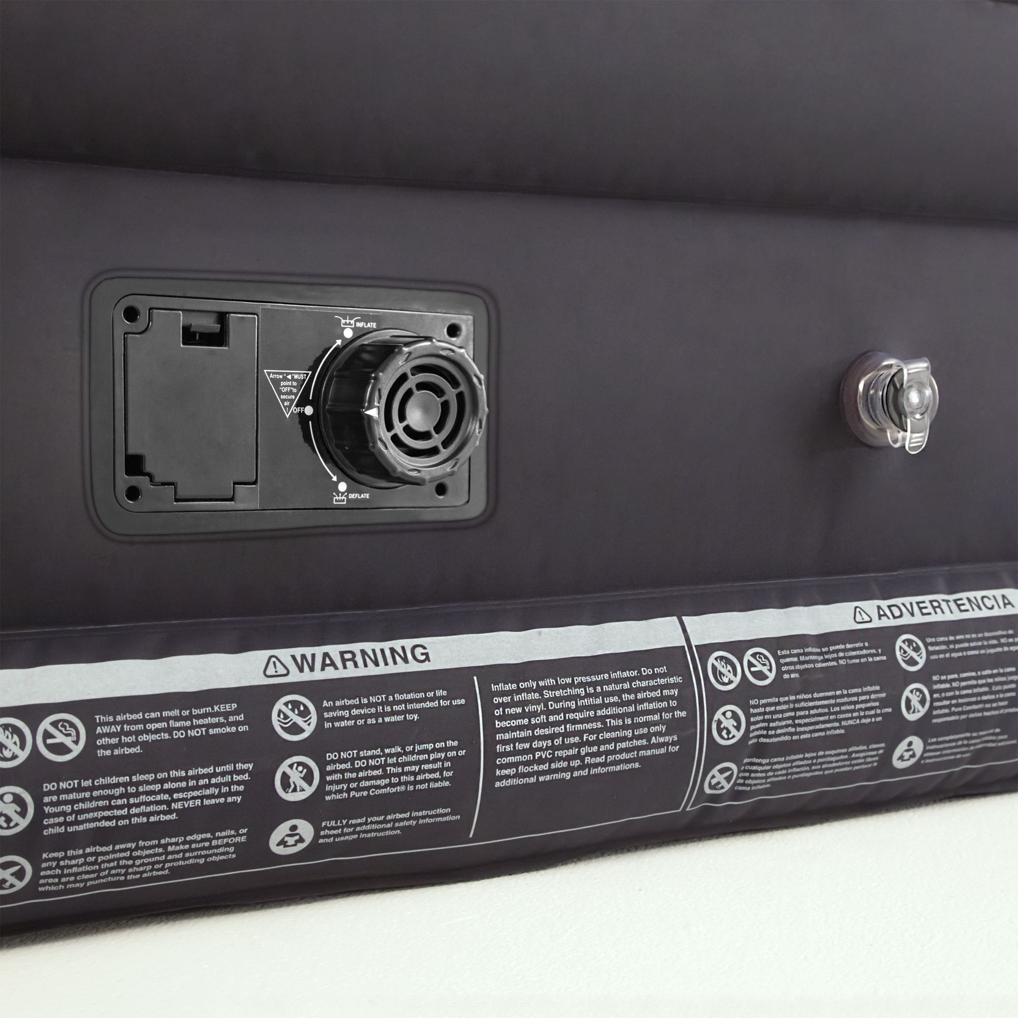 Air Comfort Deep Sleep Queen Raised Air Mattress with Built-In Pump product image