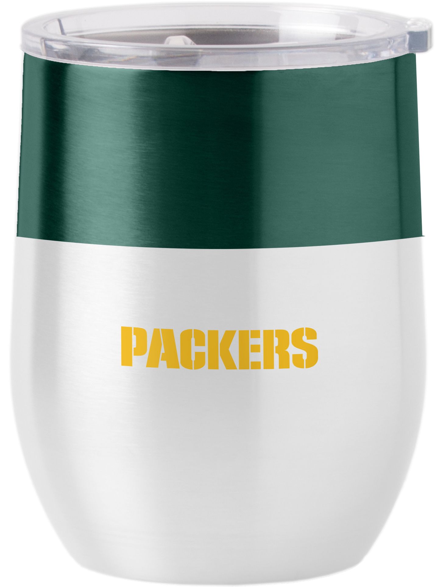 Logo Brands Green Bay Packers 16 oz. Stainless Steel Colorblock Tumbler product image