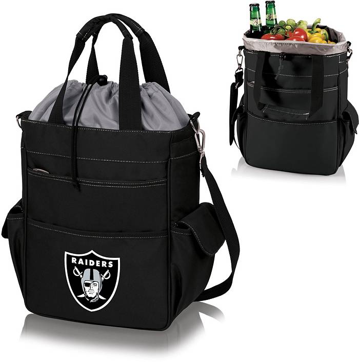 PICNIC TIME NFL Oakland Raiders Malibu Insulated Shoulder Pack with Deluxe  Picnic Service for Two, Black : : Patio, Lawn & Garden