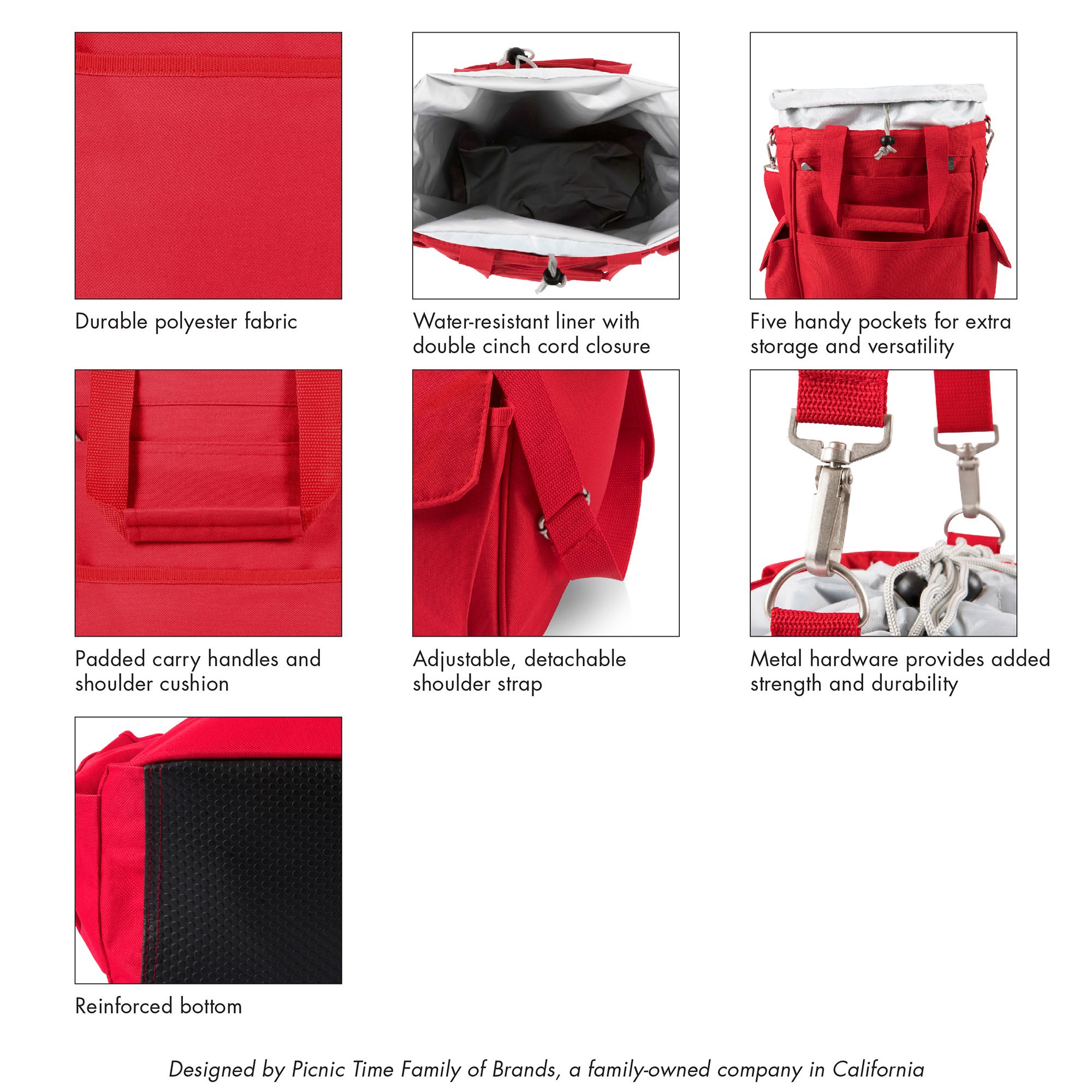 Picnic Time Los Angeles Chargers Cooler Tote Bag product image