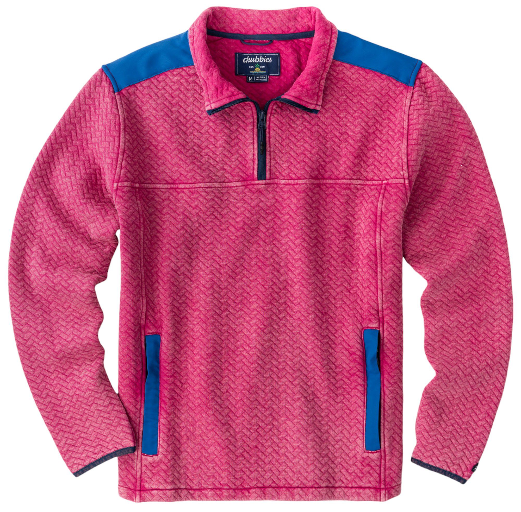 chubbies Men's Back to Basic Quilted 1/4 Zip product image