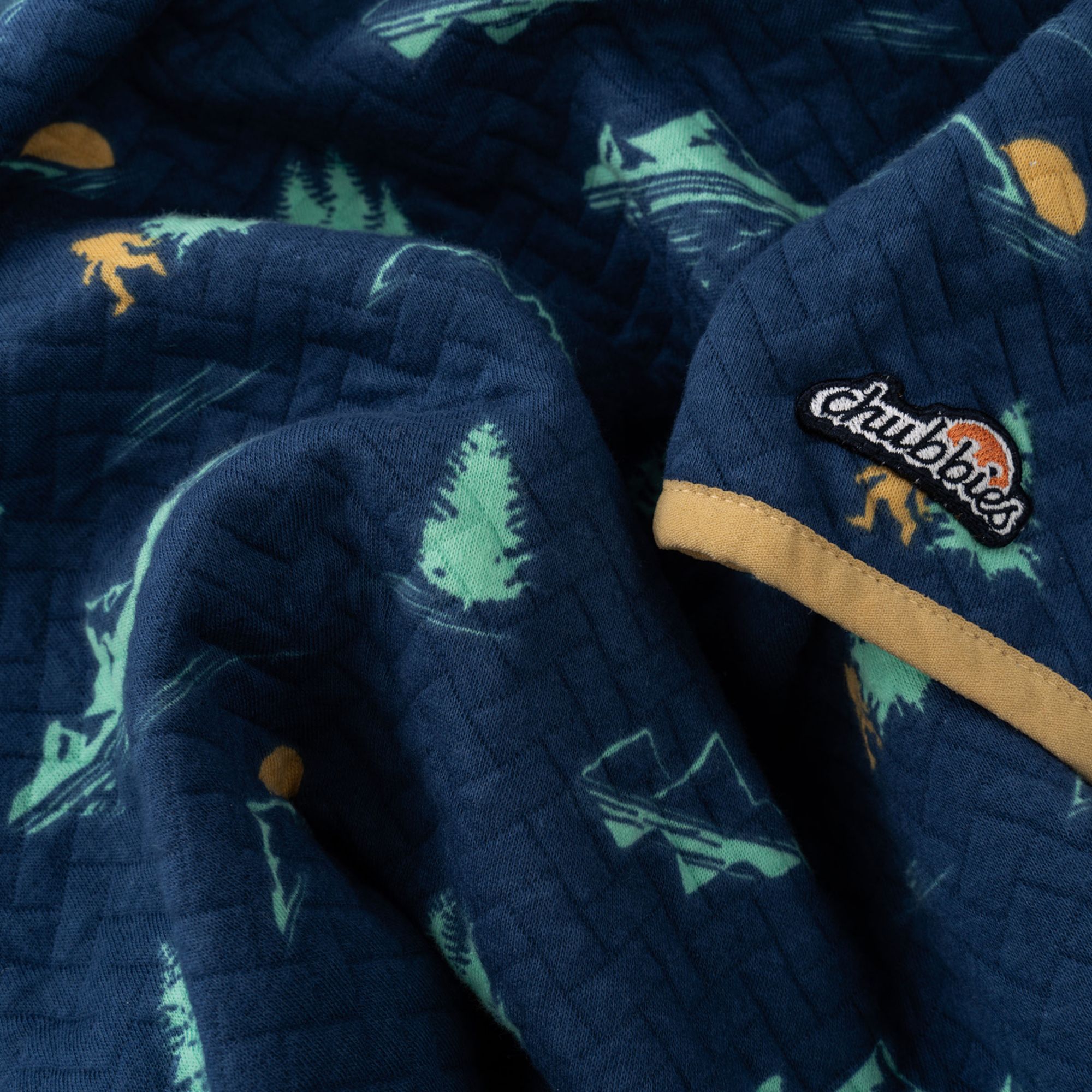 chubbies Men's The Sasquatch Quilted 1/4 Zip Jacket product image