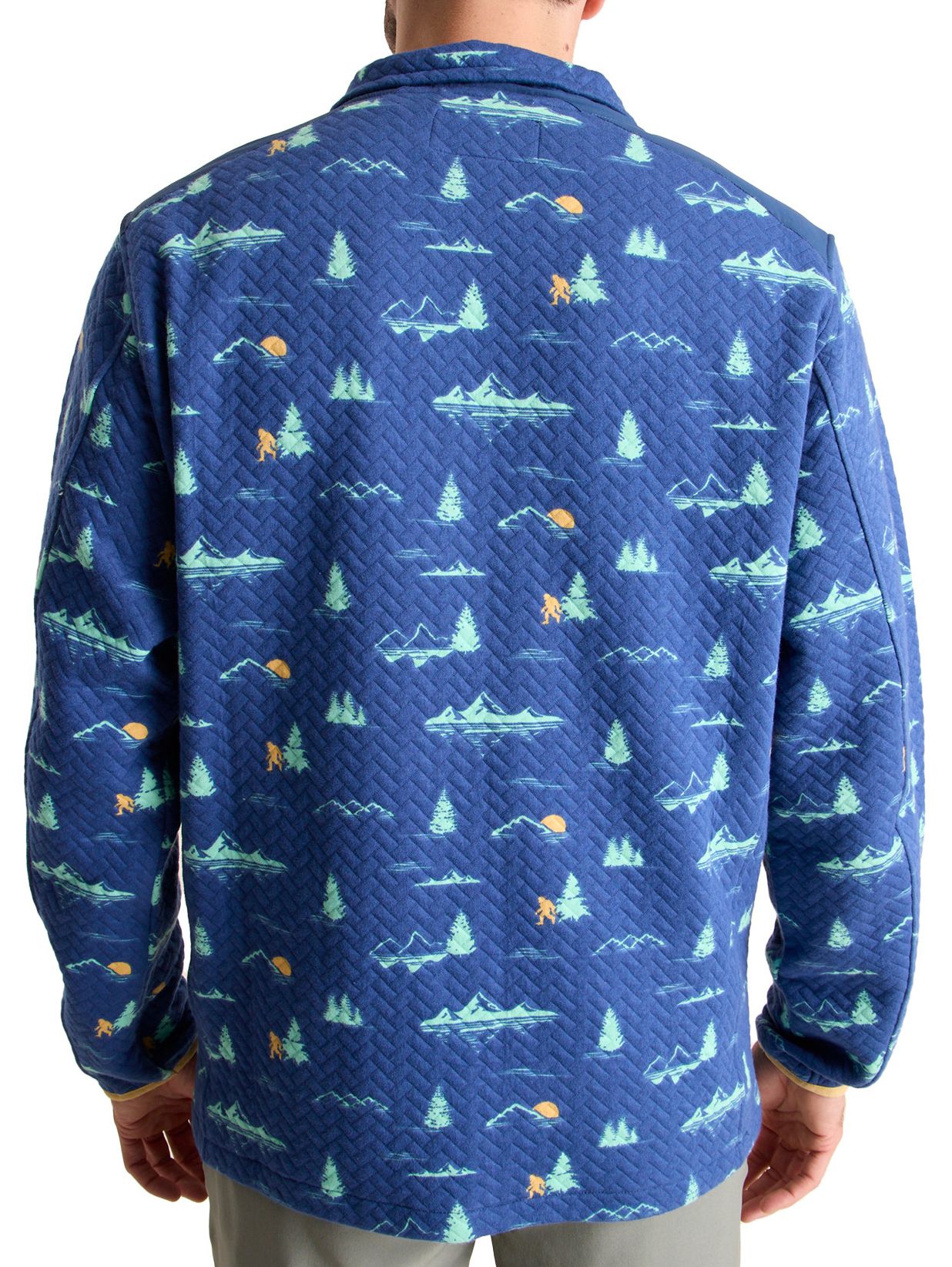 chubbies Men's The Sasquatch Quilted 1/4 Zip Jacket product image