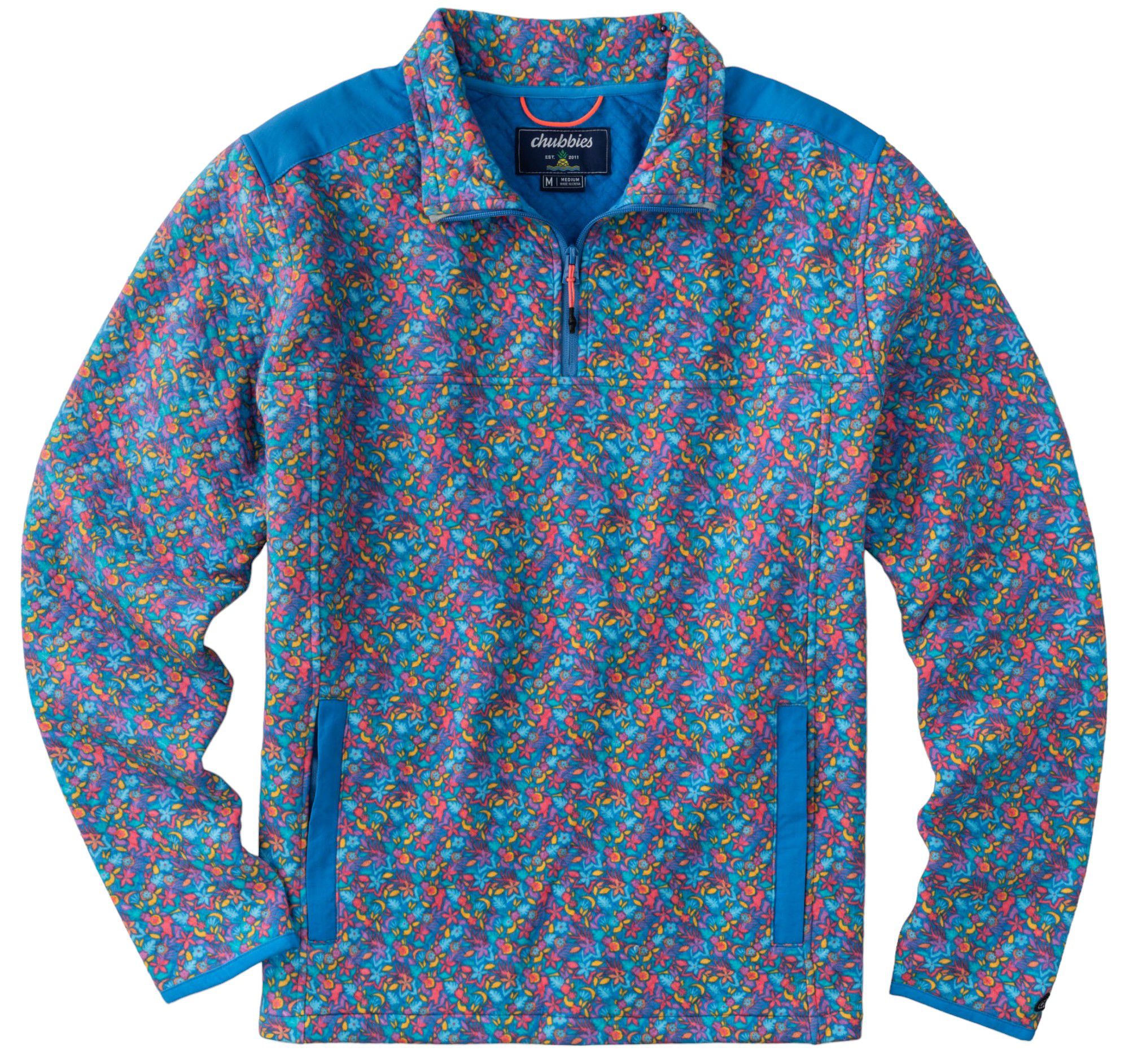 chubbies Men's Back to Basic Quilted 1/4 Zip product image