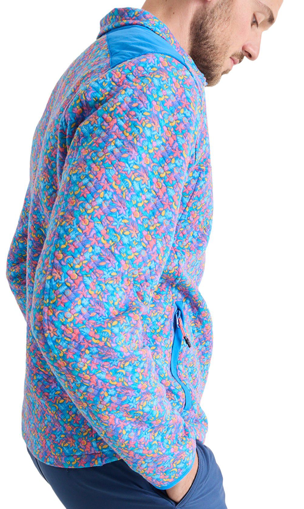 chubbies Men's Back to Basic Quilted 1/4 Zip product image