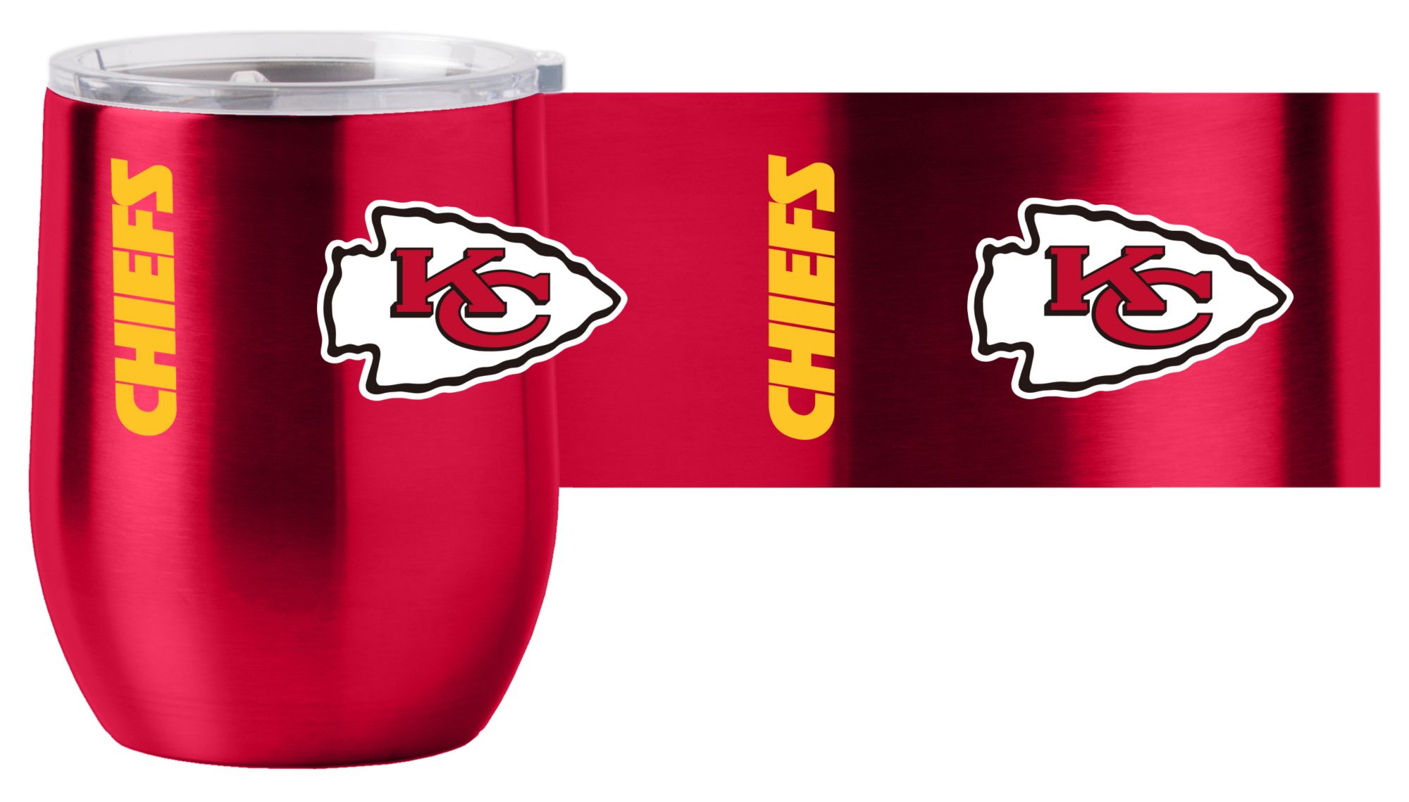 Logo Brands Kansas City Chiefs 16 oz. Stainless Steel Gameday Tumbler product image