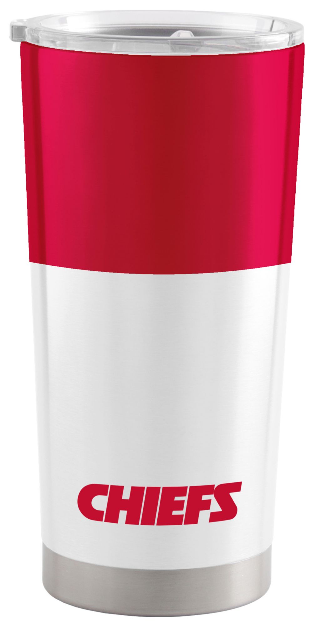 Logo Brands Kansas City Chiefs 20 oz. Stainless Steel Colorblock Tumbler product image